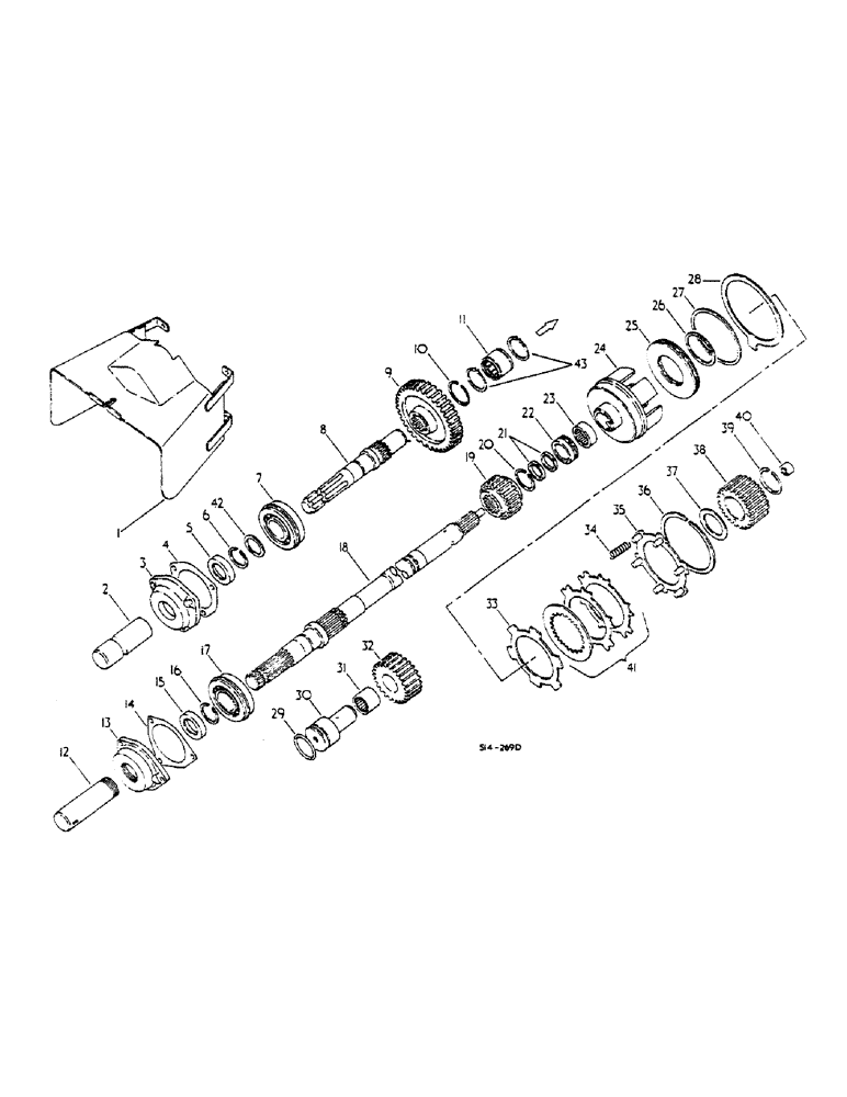 Схема запчастей Case IH HYDRO 84 - (07-083) - INDEPENDENT POWER TAKE-OFF, DUAL SPEED (04) - Drive Train