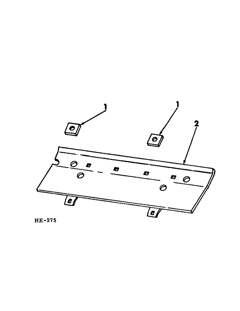 Схема запчастей Case IH 375 - (N-21) - PARTS ACCESSORIES AND ATTACHMENTS, PLATFORM SKID SOLE Accessories & Attachments