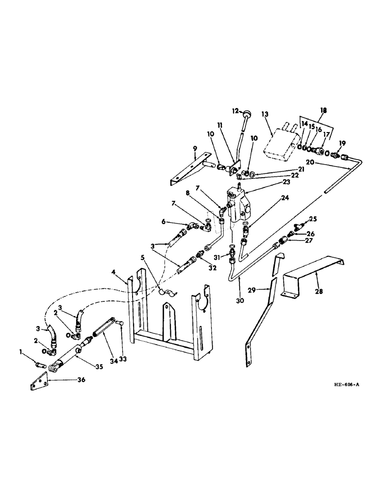 Схема запчастей Case IH 275 - (N-04) - PARTS ACCESSORIES AND ATTACHMENTS, HYDRAULIC VARIATOR Accessories & Attachments