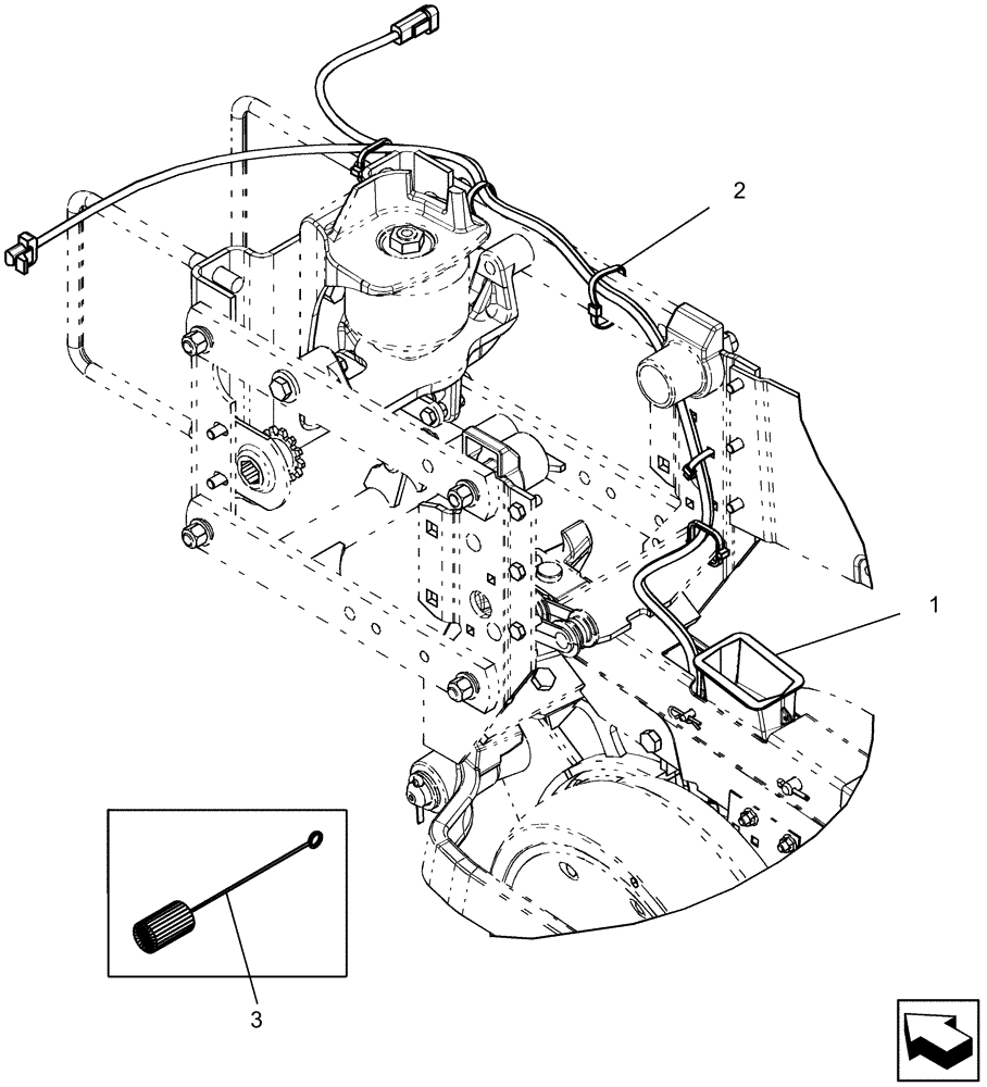 Схема запчастей Case IH 1210 - (55.424.08) - ELECTRICAL - SEED SENSOR AND SEED TUBE (55) - ELECTRICAL SYSTEMS