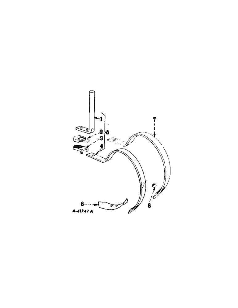 Схема запчастей Case IH INTERNATIONAL - (A-10) - REAR SECTIONS, SPRING TEETH, SINGLE 