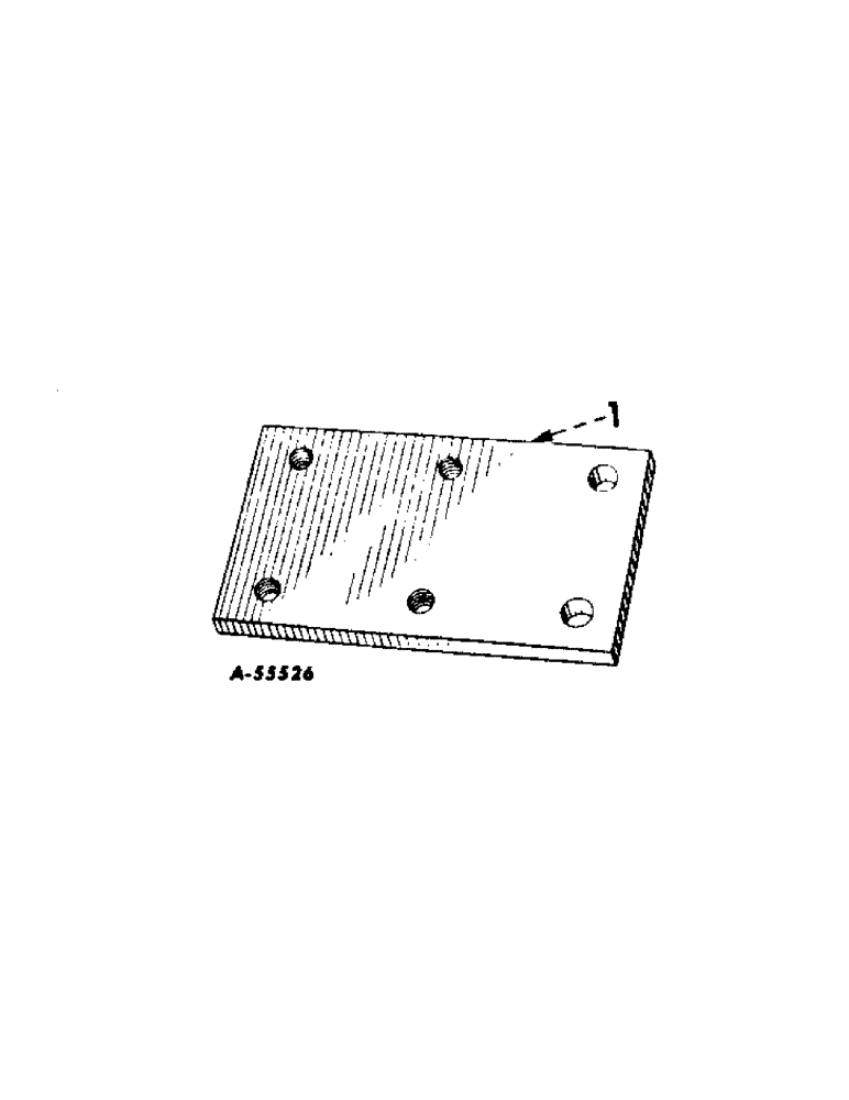 Схема запчастей Case IH INTERNATIONAL - (A-46[A]) - REAR SECTIONS, TRACTOR FENDER EXTENSION PLATE 