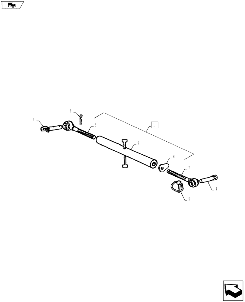 Схема запчастей Case IH FARMALL 75A - (37.120.02) - TOP LINK (37) - HITCHES, DRAWBARS & IMPLEMENT COUPLINGS