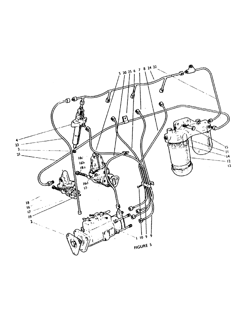 Схема запчастей Case IH 990A - (12) - INJECTION PUMP AND FUEL SYSTEM (01) - ENGINE