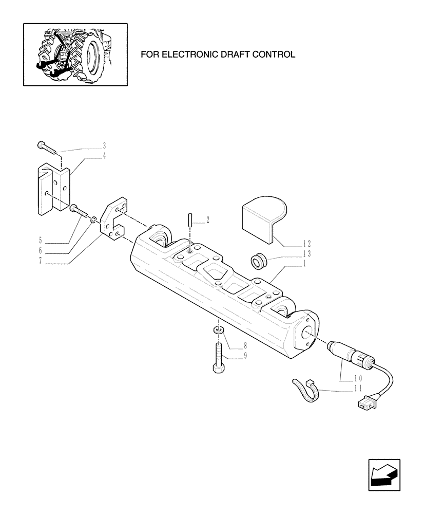 Схема запчастей Case IH MXU110 - (1.89.6/04[01]) - (VAR.786-881-886) 2 CILINDERS (DIAM.80 -90 MM.) - TOOLING CONNECTION UNIT (09) - IMPLEMENT LIFT