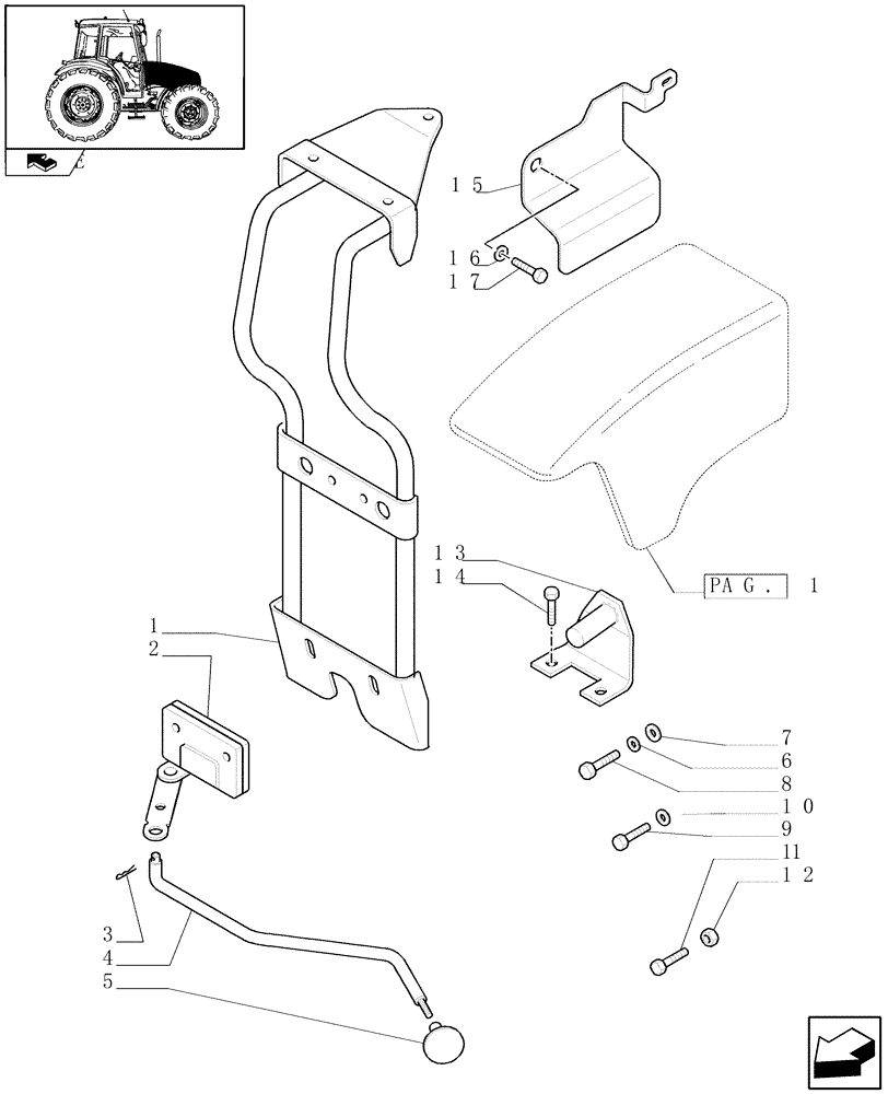 Схема запчастей Case IH FARMALL 90 - (1.83.0[02]) - HOODS - C6520 (08) - SHEET METAL