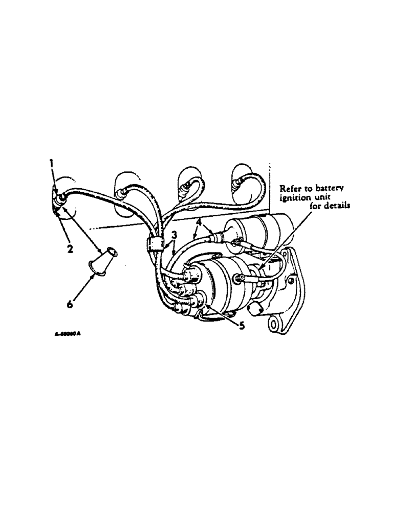 Схема запчастей Case IH C-135 - (C-17) - SPARK PLUGS AND CABLES 