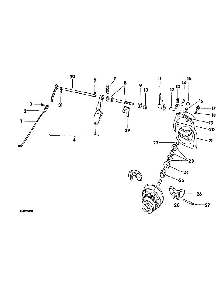 Схема запчастей Case IH INTERNATIONAL - (12-18) - POWER, C-60 ENGINE, GOVERNOR AND CONNECTIONS Power