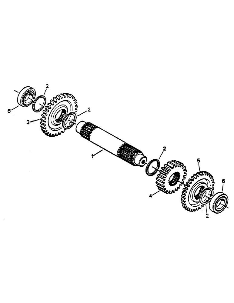 Схема запчастей Case IH 9180 - (04-22) - COMPOUND SHAFT (04) - Drive Train