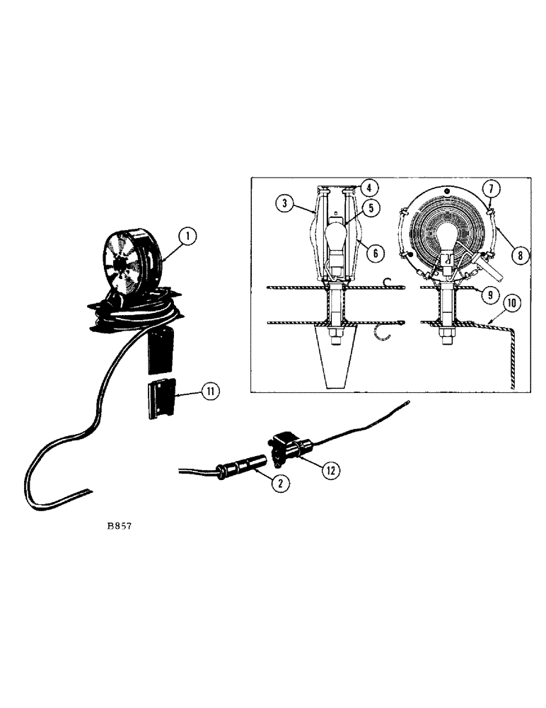 Схема запчастей Case IH 460 - (118) - WARNING LAMP ATTACHMENT, DECAL KIT (88) - ACCESSORIES