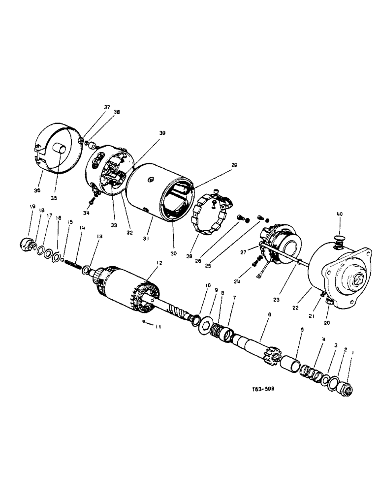 Схема запчастей Case IH 434 - (6-072) - COLD STARTING ATTACHMENT, STARTER MOTOR - ATTACHMENTS (02) - ENGINE