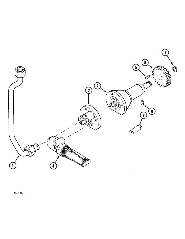 Схема запчастей Case IH 3220 - (6-034) - REAR FRAME, TRANSFER OIL PUMP (06) - POWER TRAIN