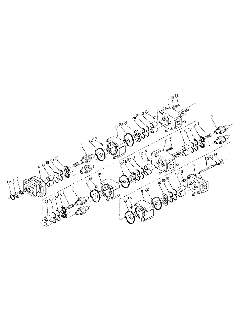 Схема запчастей Case IH 7700 - (B04-07) - HYDRAULIC PUMP, 108 Hydraulic Components & Circuits