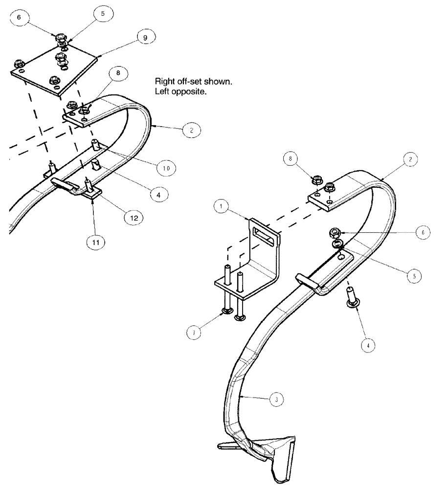 Схема запчастей Case IH 4400 - (09-25) - SHANK ASSEMBLY - VIBRA EDGE 