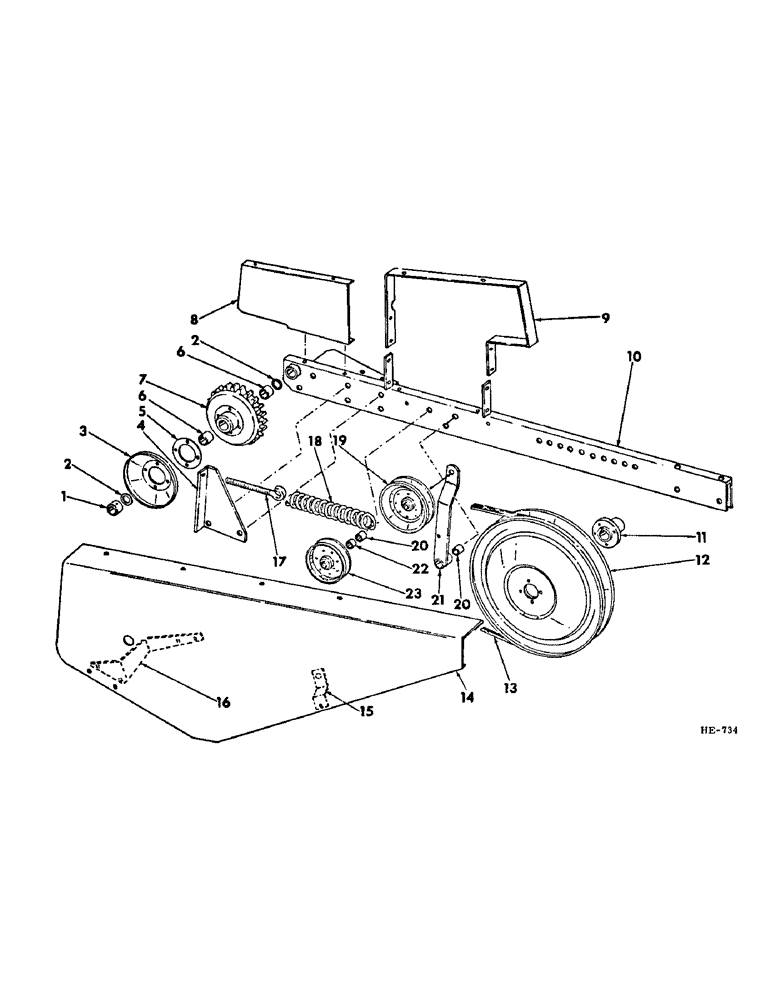 Схема запчастей Case IH 375 - (Q-32) - PLATFORMS, REEL DRIVE Platforms