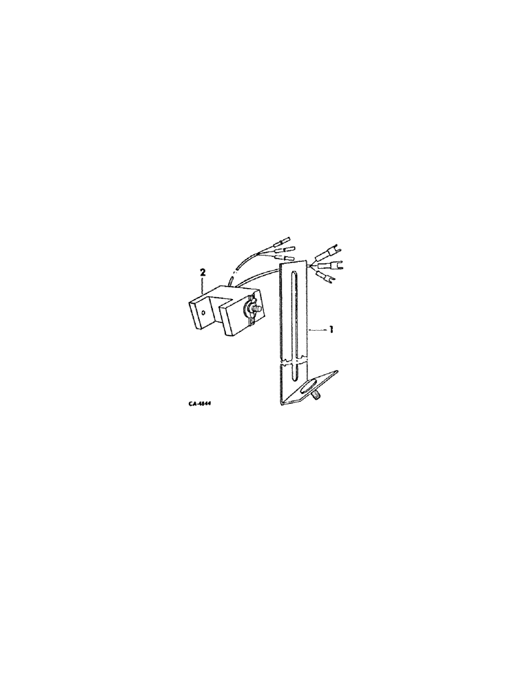 Схема запчастей Case IH 92 - (D-23[A]) - HOPPER LEVEL SENSOR, QUANTITIES SHOWN ARE PER SEED HOPPER 