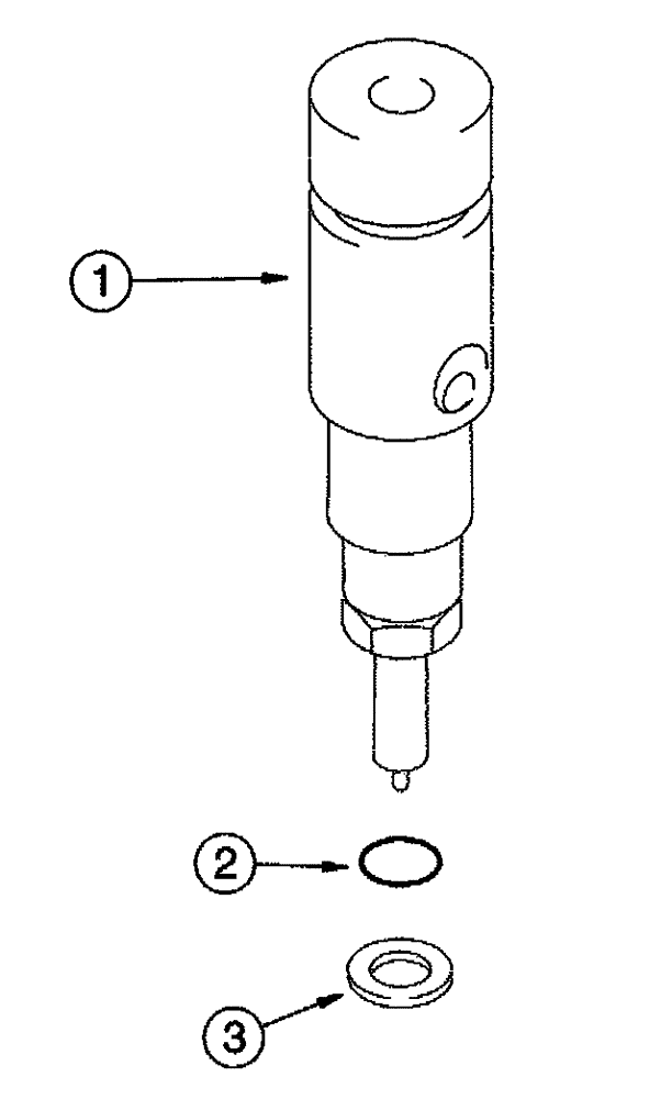 Схема запчастей Case IH FLX3010 - (02-084) - FUEL INJECTION NOZZLE, FLX 3510 (01) - ENGINE