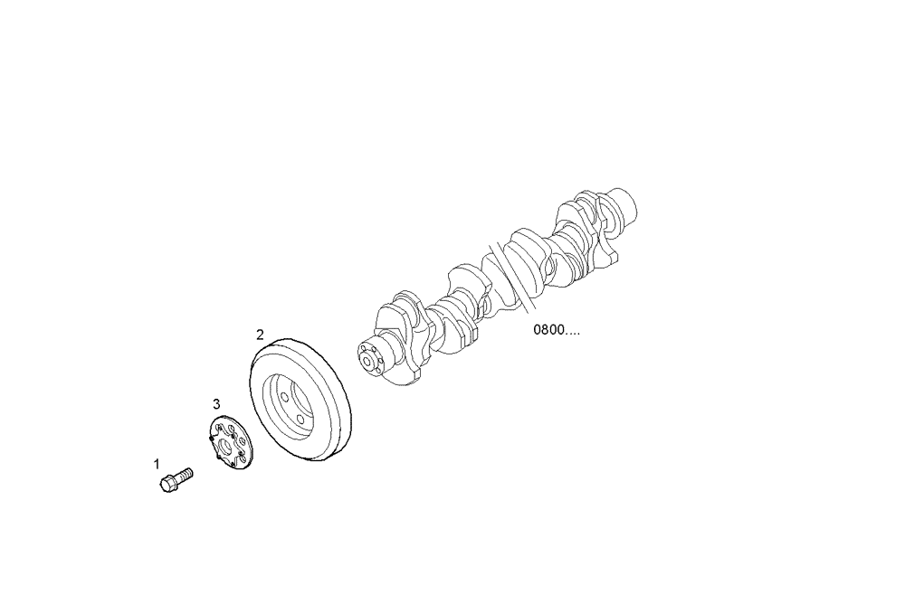 Схема запчастей Case IH F3BE0684H E901 - (0840.058) - VIBRATION DAMPER 