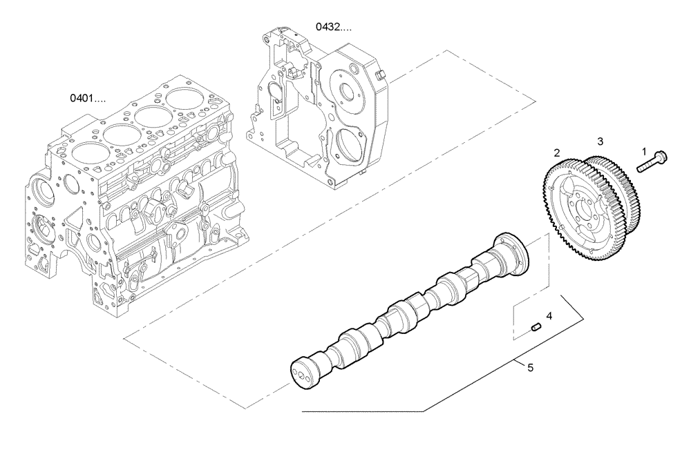 Схема запчастей Case IH F4CE0354C D601 - (1250.109) - TIMING PARTS [FROM # 272517] 