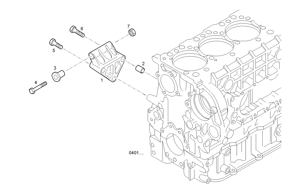 Схема запчастей Case IH F3BE0684Q E902 - (4000.029) - GENERATOR 