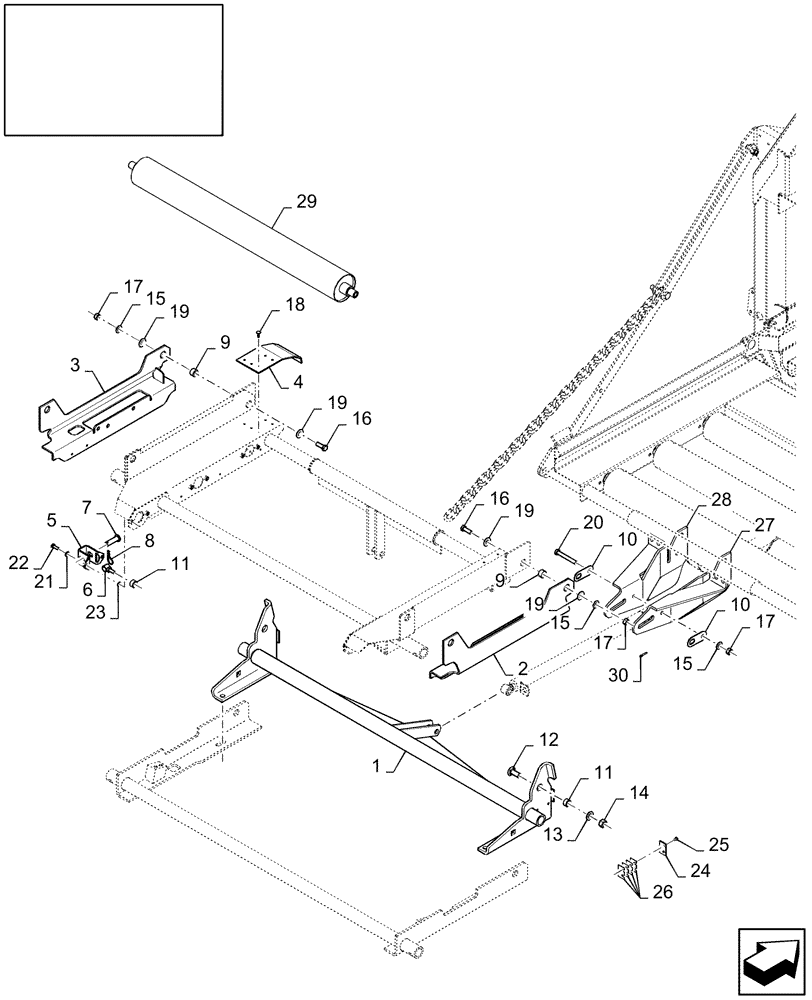 Схема запчастей Case IH LB333S - (18.87622708[02]) - DIA : BALE WEIGHING SYSTEM (18) - ACCESSORIES