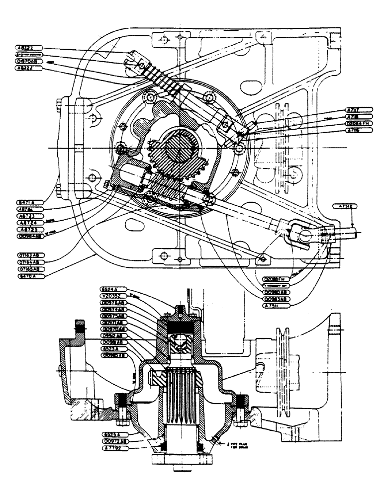 Схема запчастей Case IH 400-SERIES - (151) - MECHANICAL STEERING ASSEMBLY, FOR GENERAL PURPOSE AND HIGH CLEARANCE TRACTORS (05) - STEERING