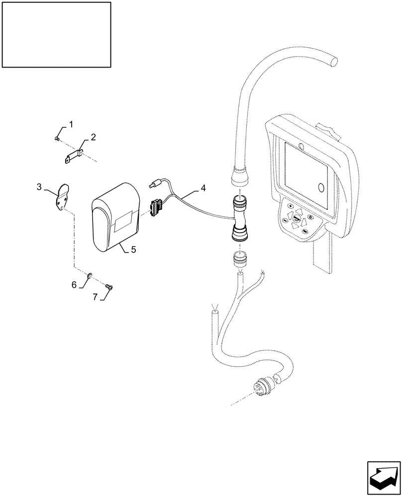 Схема запчастей Case IH LBX432S - (18.84110676[01]) - DIA : PRINTER KIT (18) - ACCESSORIES