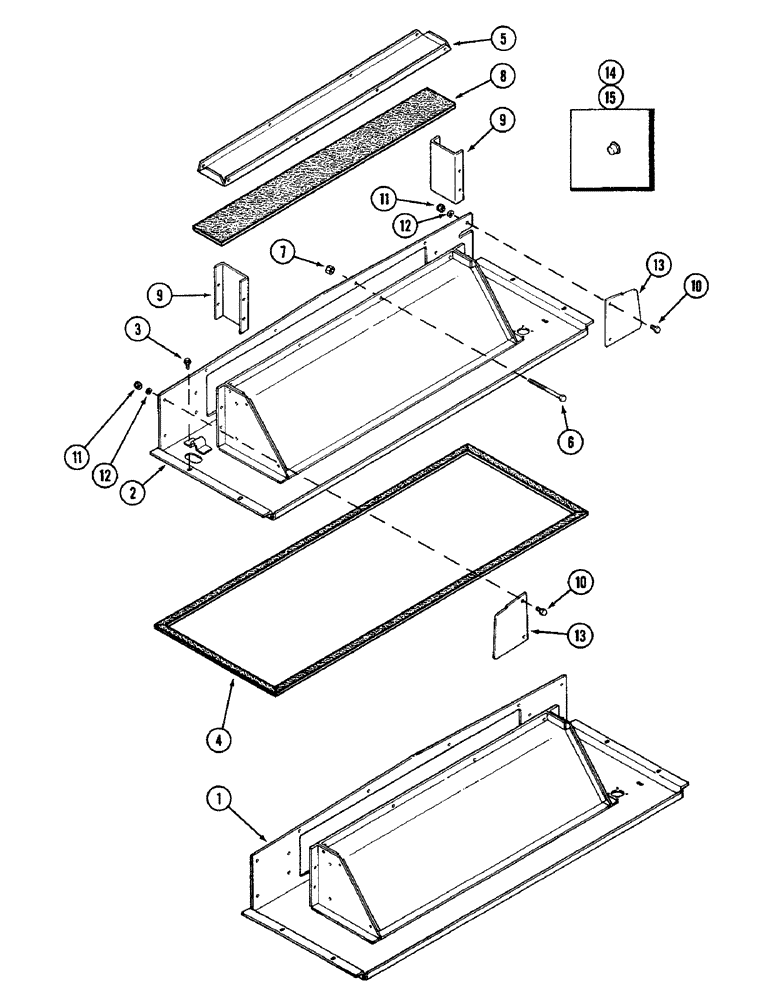 Схема запчастей Case IH 4690 - (9-416) - CAB, PLENUM (09) - CHASSIS/ATTACHMENTS