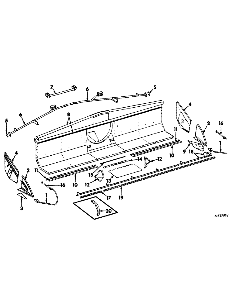 Схема запчастей Case IH 403 - (015) - PLATFORM (58) - ATTACHMENTS/HEADERS