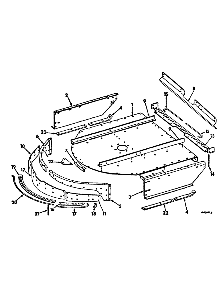 Схема запчастей Case IH 411 - (S-03) - MAIN FRAME AND RELATED PARTS 