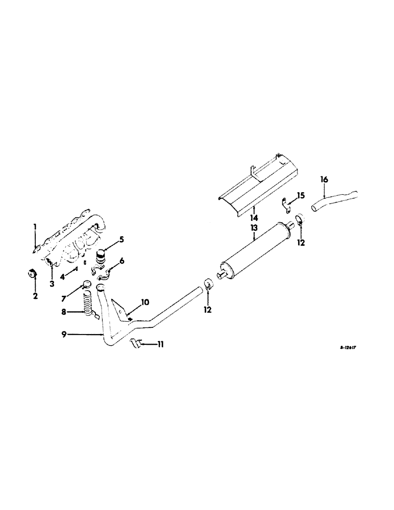 Схема запчастей Case IH 504 - (023) - CARBURETED ENGINE, UNDERSLUNG EXHAUST, INTERNATIONAL TRACTORS (01) - ENGINE