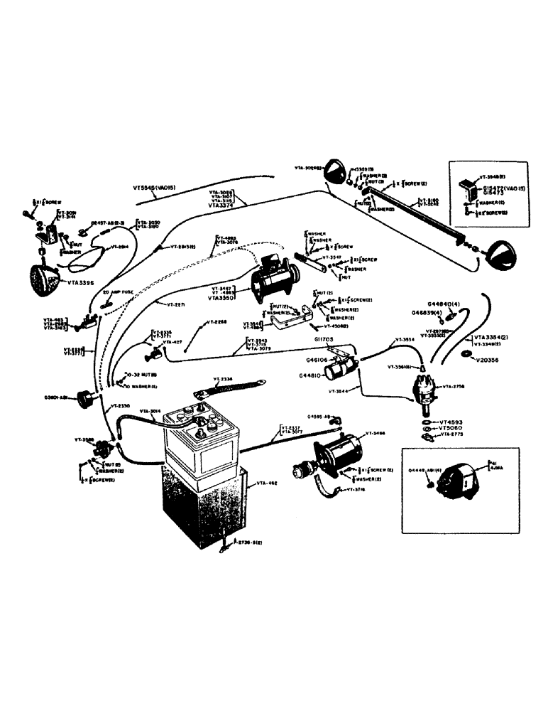 Схема запчастей Case IH VAC12-SERIES - (038) - ELECTRICAL SYSTEM, BATTERY (04) - ELECTRICAL SYSTEMS