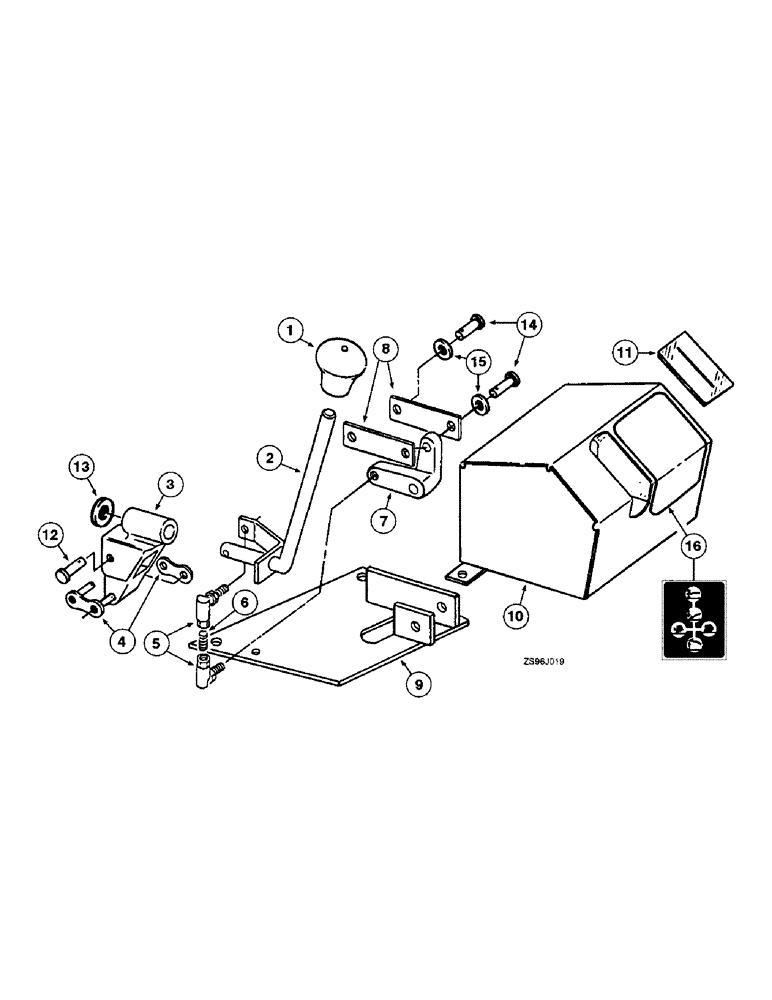 Схема запчастей Case IH 1850 - (7-26) - DUAL SINGLE LEVER CONTROLS, FOR USE WITH EXTERNAL LOADER CONTROL VALVE 