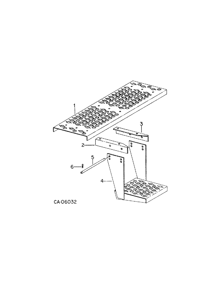 Схема запчастей Case IH 500 - (E-48) - PLATFORM AND STEP ATTACHMENT, FOR USE W/ASSIST WHEEL, FOR 8 ROW NARROW & 8 ROW WIDE, 12 ROW NARROW 