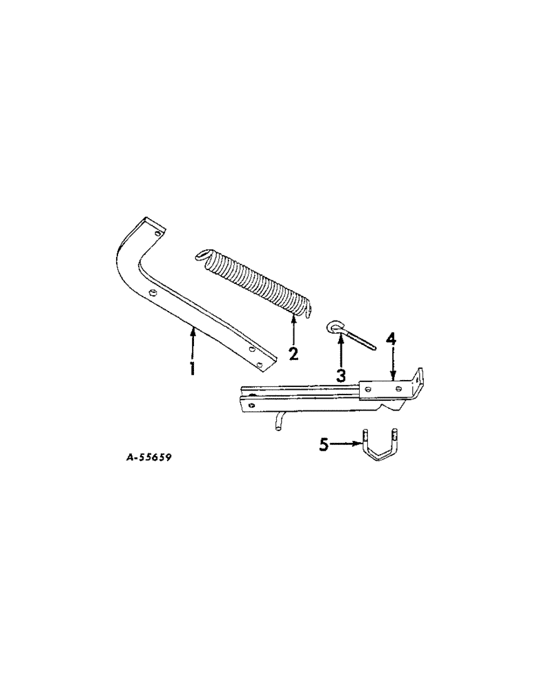 Схема запчастей Case IH 118 - (J-06) - ATTACHING ARM SPRING LOADER APPLICATOR 