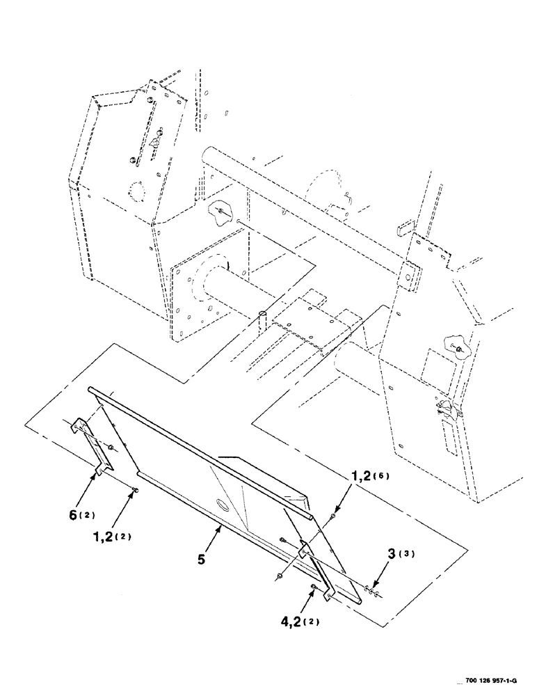 Схема запчастей Case IH 8455T - (7-08) - SHIELDS ASSEMBLY, FRONT (12) - MAIN FRAME