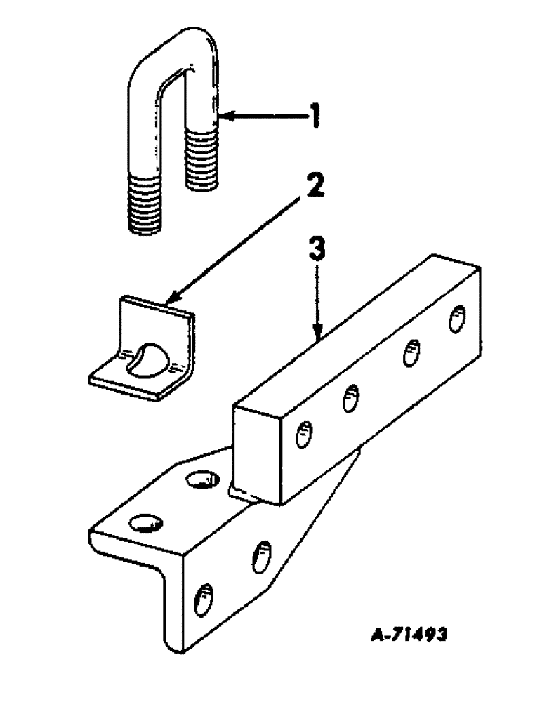 Схема запчастей Case IH 184 - (A-12) - ATTACHING UNIT, PARTS REQUIRED TO ADAPT PLANTER UNIT TO 268 & 468 CULTIVATORS 