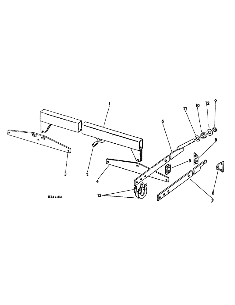 Схема запчастей Case IH 620 - (A-42) - PRESS WHEEL GANG REAR SUSPENSION, 20 X 6, 24 X 6, 20 X 7, 24 X 7 AND 16 X 8 