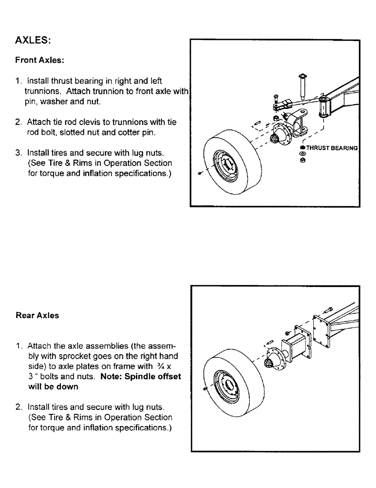 Схема запчастей Case IH 3400 - (A03) - AXLES 