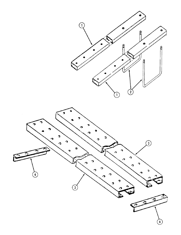 Схема запчастей Case IH 310 - (9-032) - FOOTBOARD (09) - CHASSIS/ATTACHMENTS