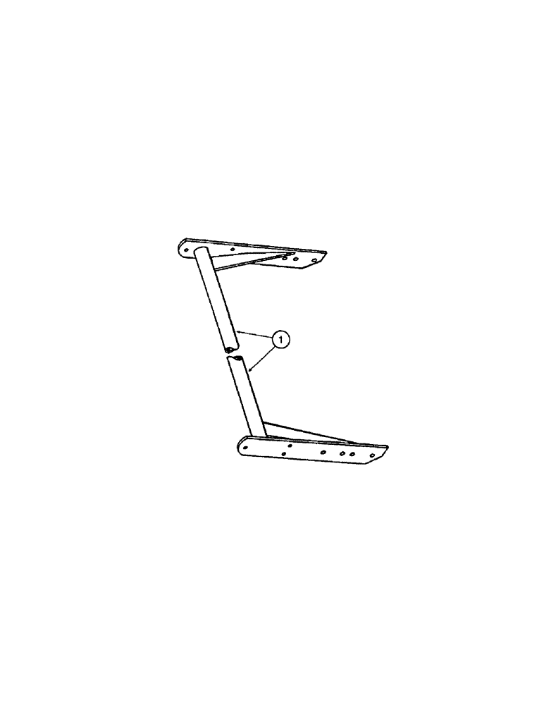 Схема запчастей Case IH INTERNATIONAL - (2-32) - LEAN BAR (12) - MAIN FRAME