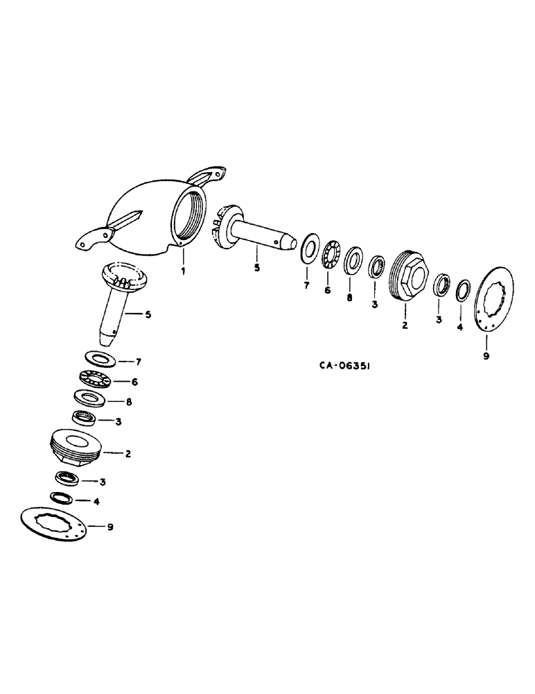 Схема запчастей Case IH 1460 - (17-158) - UNLOADER UPPER GEAR CASE ASSY Mounted Equipment