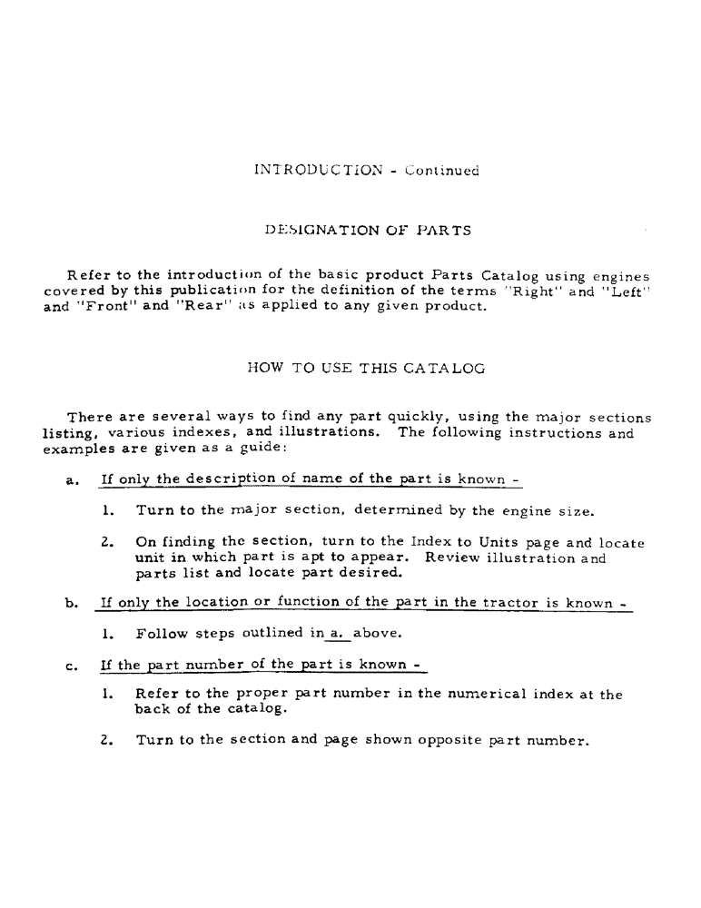 Схема запчастей Case IH DV-550 - (3) - INTRODUCTION, CONTINUED 