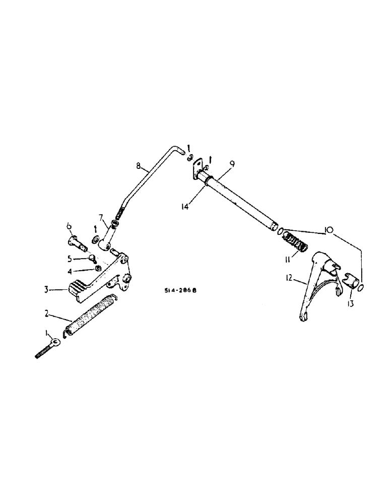 Схема запчастей Case IH 674 - (07-15) - DIFFERENTIAL LOCK (04) - Drive Train