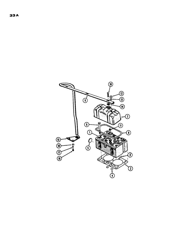 Схема запчастей Case IH 930-SERIES - (033A) - CYLINDER HEAD, SPARK IGNITION ENGINE (02) - ENGINE