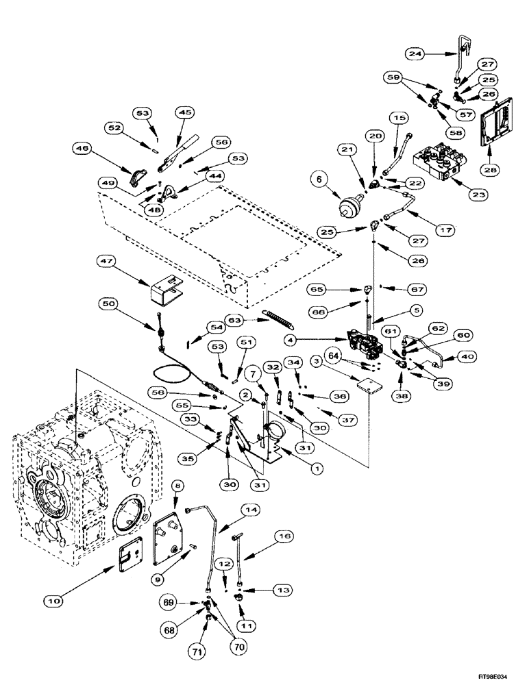 Схема запчастей Case IH MX200 - (7-016) - HYDRAULIC CIRCUIT, BRAKE, EUROPE ONLY (07) - BRAKES