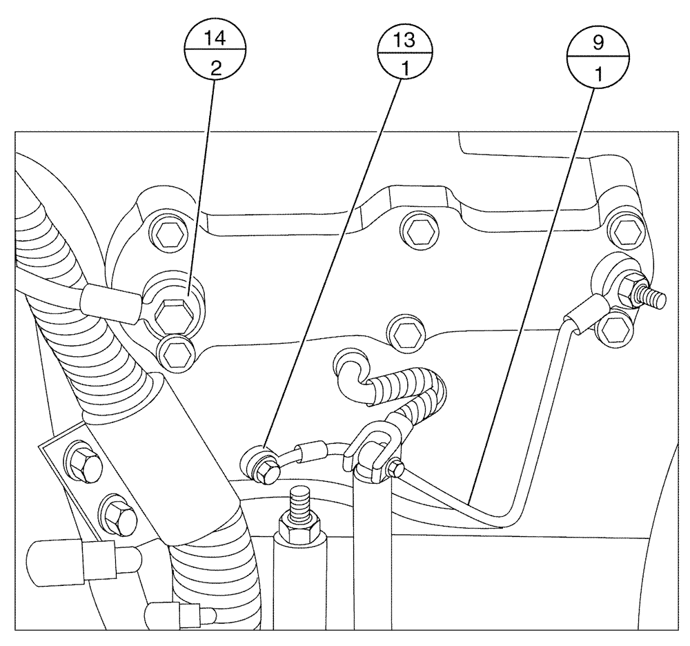 Схема запчастей Case IH SPX3320 - (03-053[02]) - GRID HEATER, GROUP (01) - ENGINE