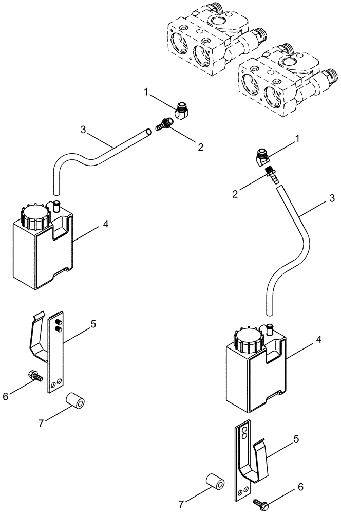 Схема запчастей Case IH MAGNUM 255 - (08-13) - HYDRAULIC SYSTEM - COUPLER SPILLAGE (08) - HYDRAULICS