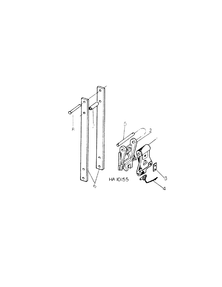 Схема запчастей Case IH 45 - (C-13[B]) - C-FRAME EXTENSION HINGE REQUIRED FOR FOLDING C FRAME WHILE MACHINE IS IN TRANSPORT 