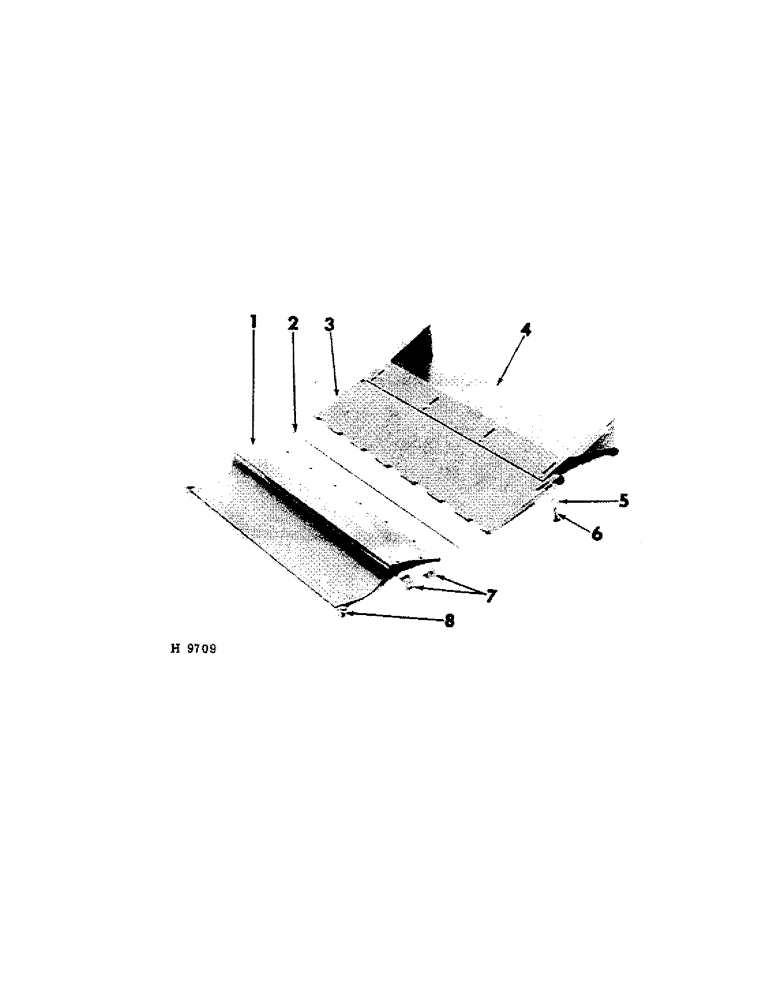 Схема запчастей Case IH 101 - (B-14[B]) - REAR PAN 